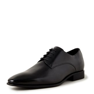 Men's exquisite black Oxford shoes