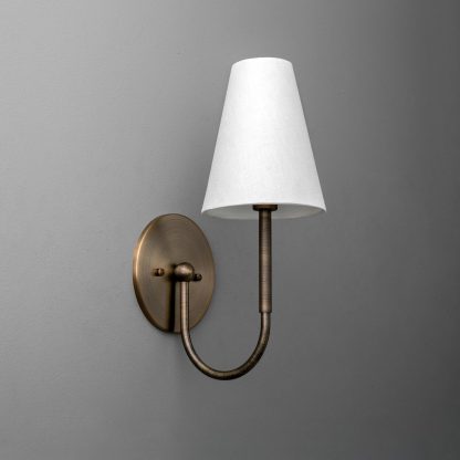 Retro style metal fabric wall lamp - Image 3