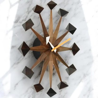 Creative radial polygonal wall clock - Image 3