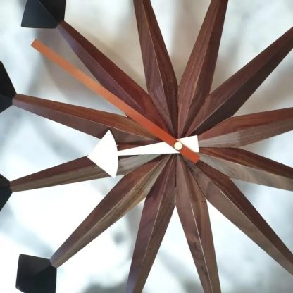 Creative radial polygonal wall clock - Image 2