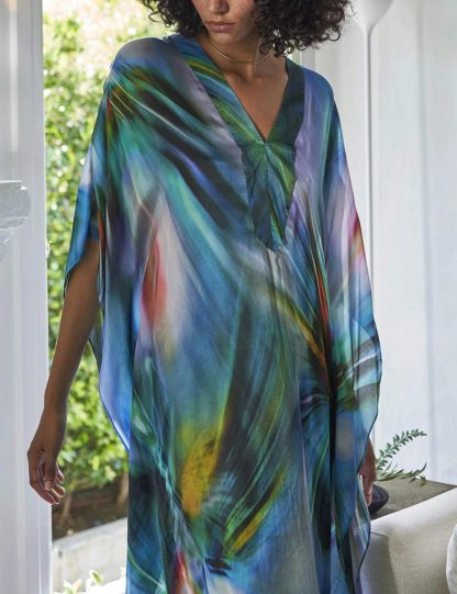 Artistic gradient robe dress - Image 6
