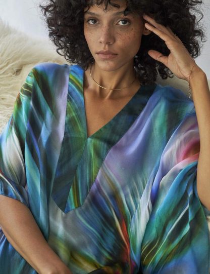 Artistic gradient robe dress - Image 5
