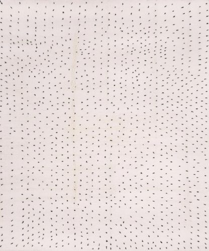 Simple polka dot handmade carpet