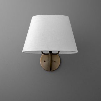 Simple fabric wall lamp