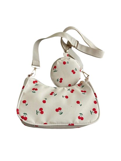 cherry print two-piece crossbody bag - Image 5