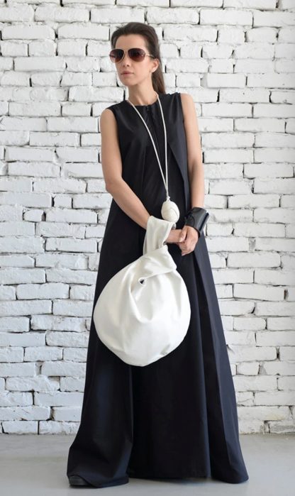 Lazy soft leather cloud bag