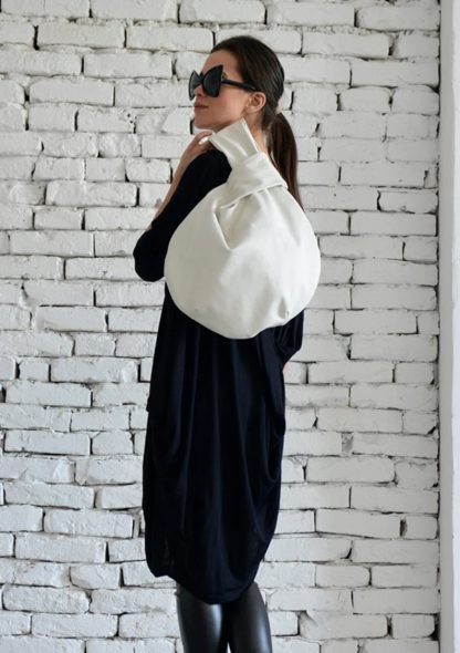 Lazy soft leather cloud bag - Image 3
