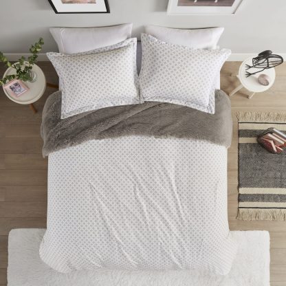 Healing light gray plush bedding - Image 14
