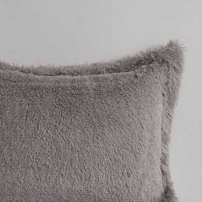 Healing light gray plush bedding - Image 5
