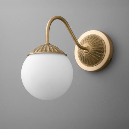 Retro spherical glass wall lamp - Image 3