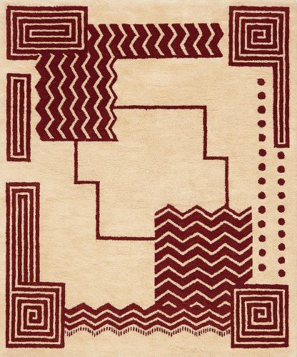 Creative geometric carpet