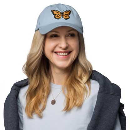 Butterfly embroidered baseball cap - Image 8