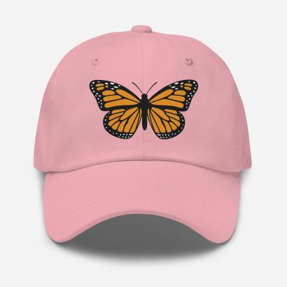 Butterfly embroidered baseball cap