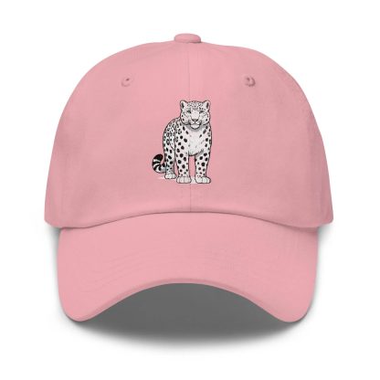 Snow leopard embroidered baseball cap - Image 6