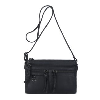 Simple multi-pocket crossbody bag