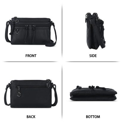 Simple multi-pocket crossbody bag - Image 5