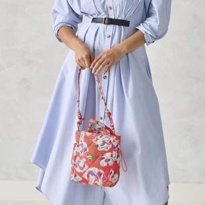 quilted drawstring tote bag - Image 6