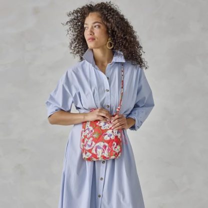 quilted drawstring tote bag - Image 5
