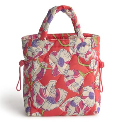 quilted drawstring tote bag - Image 4