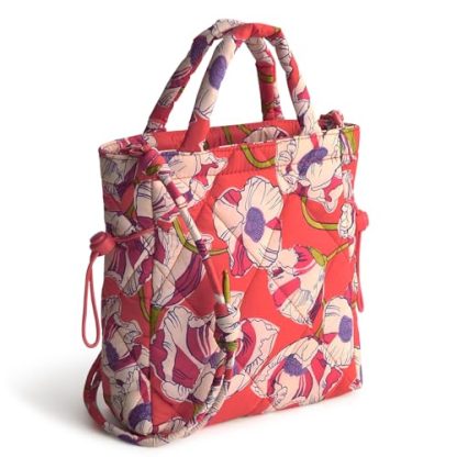 quilted drawstring tote bag - Image 2