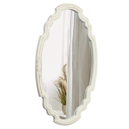 French soft-edge oval mirror - Image 8
