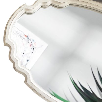 French soft-edge oval mirror - Image 6