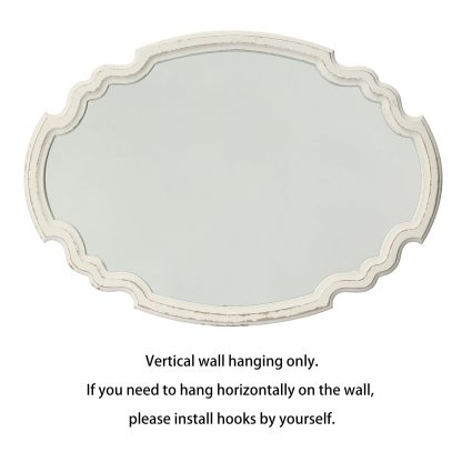 French soft-edge oval mirror - Image 5