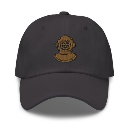 Vintage diving helmet embroidered baseball cap - Image 8