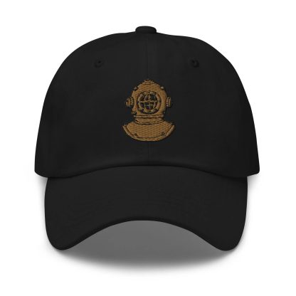 Vintage diving helmet embroidered baseball cap - Image 7