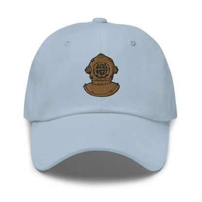 Vintage diving helmet embroidered baseball cap - Image 4