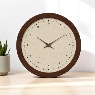 Retro wooden wall clock