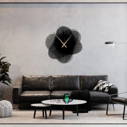Petal Radiating Art Wall Clock - Image 6