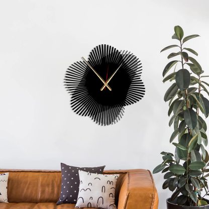 Petal Radiating Art Wall Clock - Image 4
