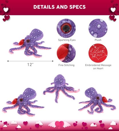 Romantic Love Octopus Plush Toy - Image 2