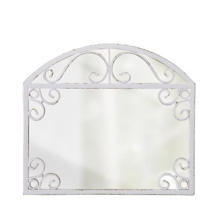 French iron carved mirror - Image 8