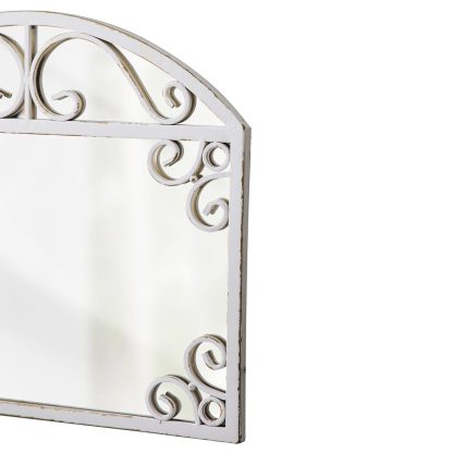 French iron carved mirror - Image 3