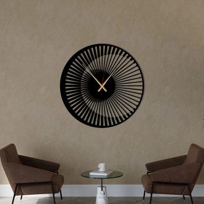 Piano Key Radiant Wall Clock - Image 3
