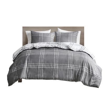 Urban style gray plaid bedding - Image 4