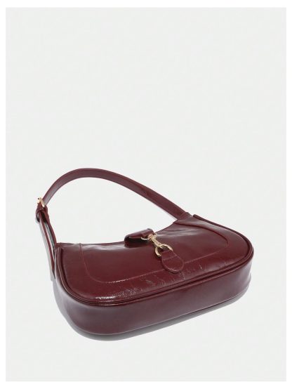 Patent leather underarm bag - Image 3