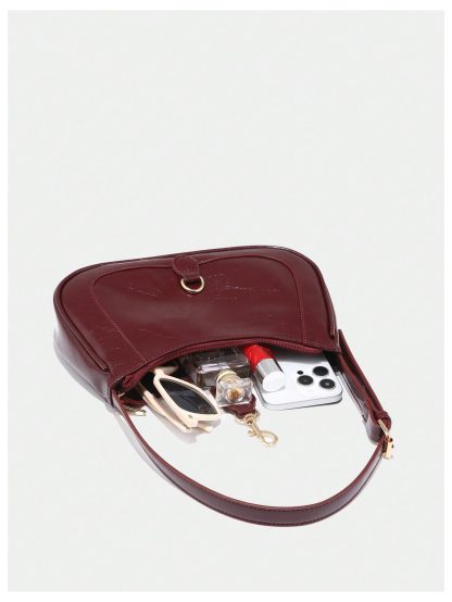 Patent leather underarm bag - Image 2