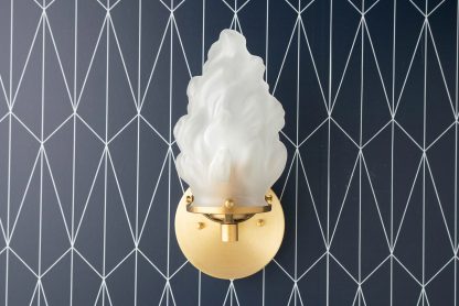Art Flame Glass Wall Lamp - Image 3
