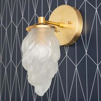 Art Flame Glass Wall Lamp