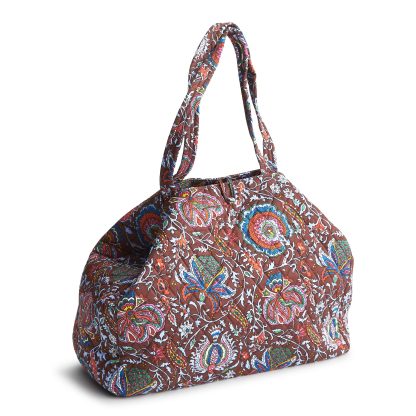 Ethnic print quilted tote bag - Image 5