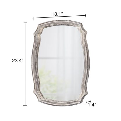 French retro carved decorative mirror - Image 8