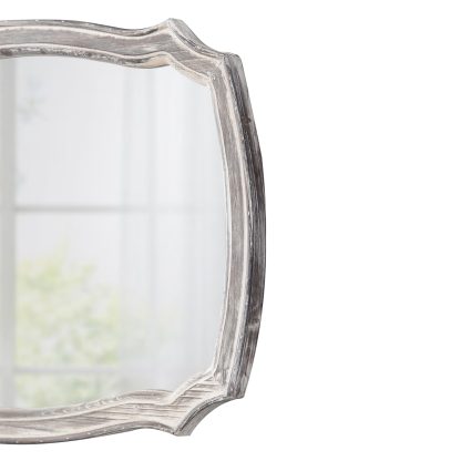 French retro carved decorative mirror - Image 4