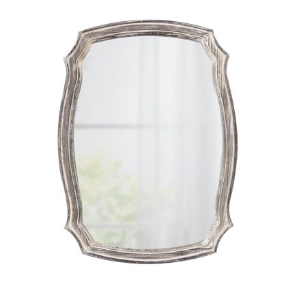 French retro carved decorative mirror - Image 2