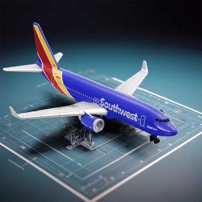 Southwest Airlines die-cast aircraft model - Image 4