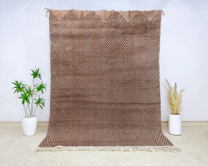 Retro ripple style handmade carpet - Image 4