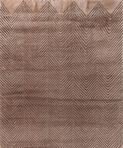 Retro ripple style handmade carpet