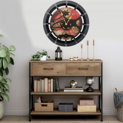 Mechanical Gear Art Wall Clock - Image 5